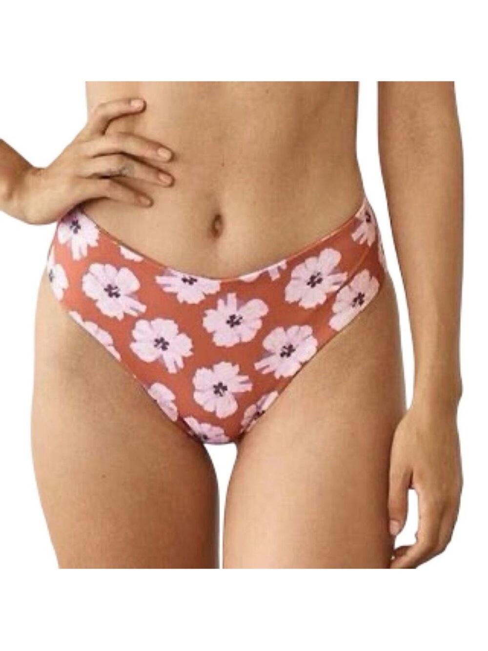 Lokahi Swimwear Bailey Bikini Swim Bottom Vintage Aloha NWT Size S